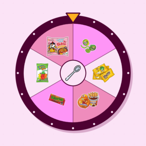 La ruleta de dulces importados de Revoltosos