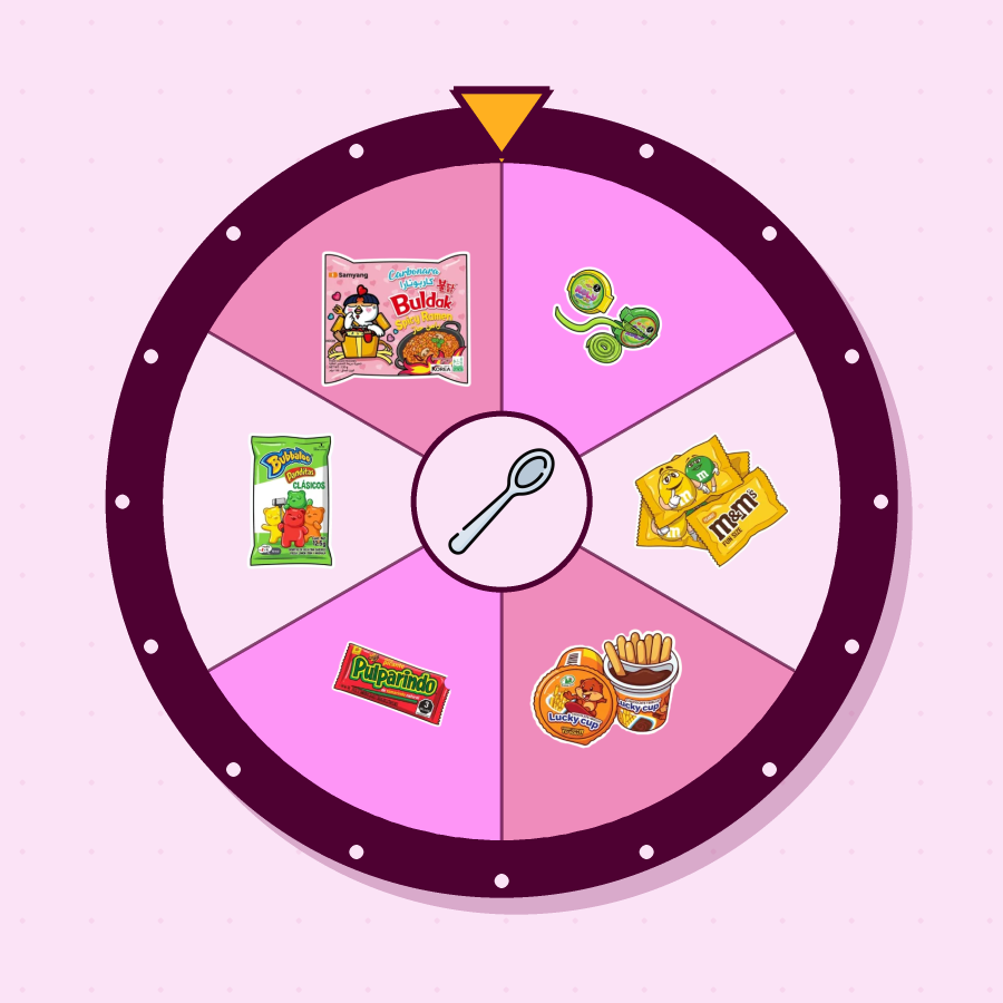 La ruleta de dulces importados de Revoltosos